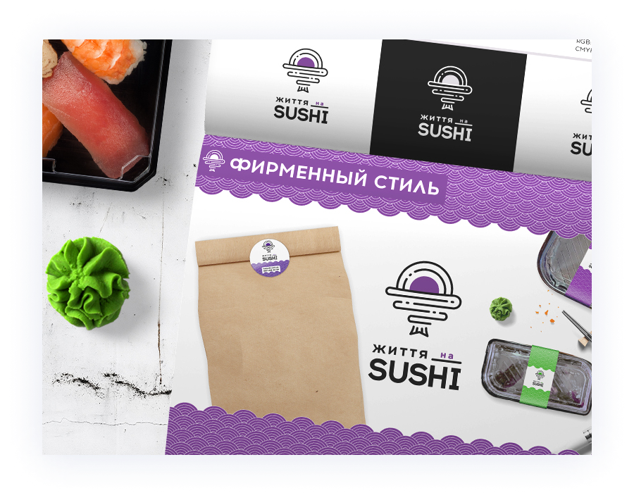 Брендбук доставки суши “Життя на суші”